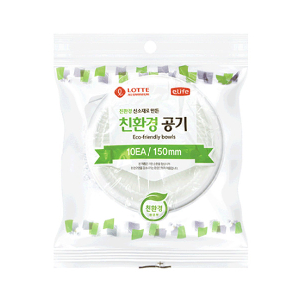 롯데이라이프 친환경공기150(탄산칼슘)_10개입
