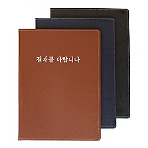 메카)고급결재판(A4/검정)