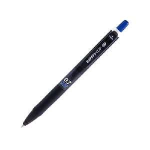 마이펜)세이프티클립 볼펜(0.7mm/청)-다스(12개입)