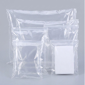 지퍼백 슬라이드 투명 PE 옷정리함 여행용 수납 파우치 30x40