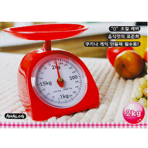 심플주방저울 2KG(아날로그)