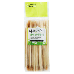나무이야기 양면산적꽂이 10cm 50P