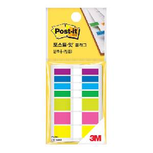 3M)포스트-잇 플래그 분류용(필름/683-파스텔/44*6mm+44*12mm)
