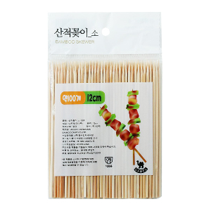 대나무 산적꽂이 12cm 100P