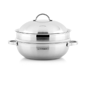 크로벨 통3중 파티웍 찜솥 28cm