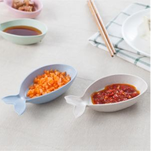 물고기 소스 반찬 접시 종지 트레이