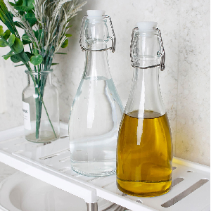 투명 오일 와인 꿀 글라스락 밀폐 용기 유리병 500ml