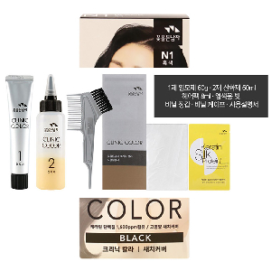 자연스러운 고영양 새치커버 건강한 머릿결 염색약 N1