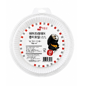 롯데 이라이프 에어프라이어 종이호일 16cm 30매