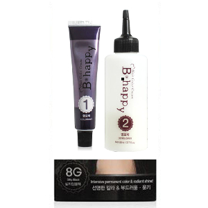 선명한칼라 색상오래지속 직접짜서 바르는 염색약 8G