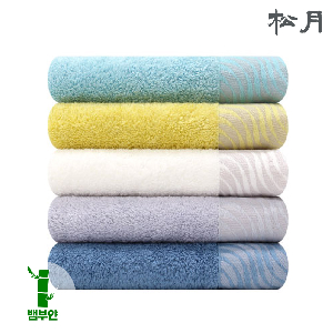 송월 샤보렌 물결 40x80 160g 뱀부얀혼방사16s
