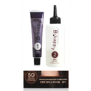 선명한칼라 색상오래지속 직접짜서 바르는 염색약 5G
