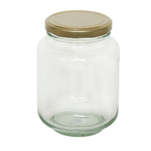 유리병 저장용기 H형 580ml