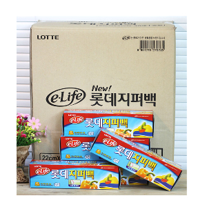 (BOX)롯데지퍼백(A)18X20X20_50개입