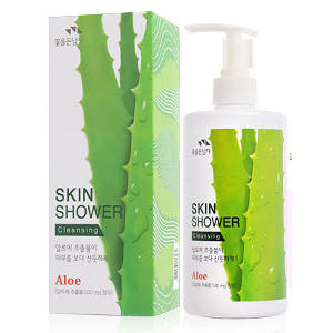 수분부족 지성피부용 알로에 스킨샤워 클렌징 530ml