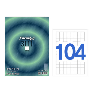 폼텍)분류표기용라벨(LQ-3111/20매/104칸)