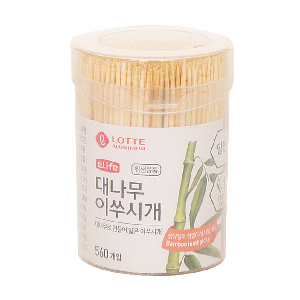 롯데 이라이프 대나무 양면이쑤시개 560P