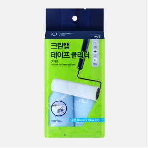 크린랩 테이프클리너 리필 2매입 대형 16cm x10M