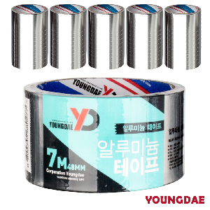 (BOX)영대 은박테이프 48mm x 7M, 50개입