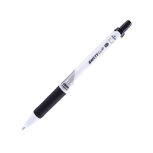마이펜)세이프티클립 볼펜(0.5mm/흑)-다스(12개입)